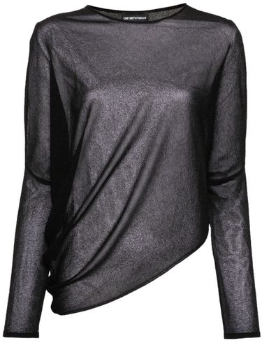 Long Sleeves Asymmetric Sweater - Emporio Armani - Modalova