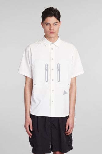 And Wander Shirt In White Polyester - And Wander - Modalova