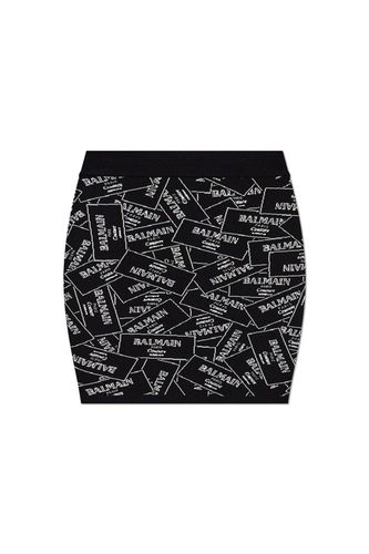 Balmain Logo Detailed Mini Skirt - Balmain - Modalova