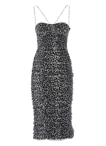 Spotted Tulle Draped Dress - Philosophy di Lorenzo Serafini - Modalova