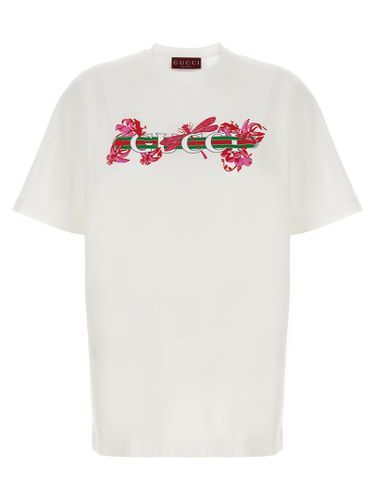 Gucci Logo Print T-shirt - Gucci - Modalova