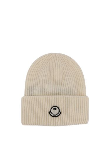 Logo Patch Beanie - Moncler X Palm Angels - Modalova