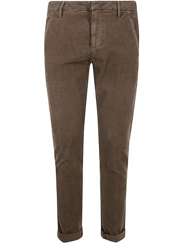 Logo-plaque Tapered Leg Trousers - Dondup - Modalova