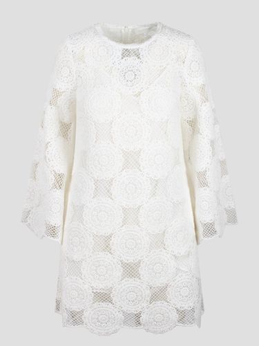 Mini Dress With Long Sleeves And Slip In Guipure Lace Woman - Zimmermann - Modalova