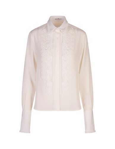 Silk Shirt With Embroidery - Ermanno Scervino - Modalova