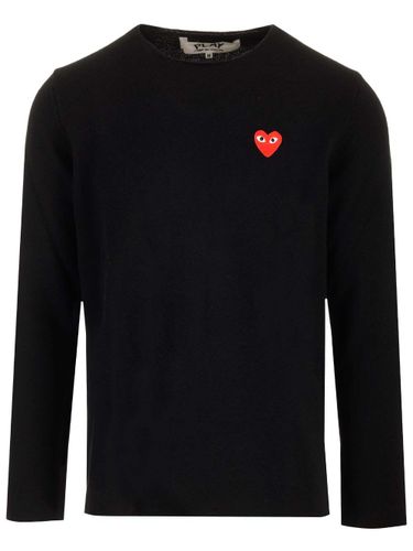 Long-sleeved Wool Sweater - Comme des Garçons Play - Modalova