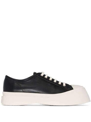 Sneakers With Oversized Platform In Leather Woman - Marni - Modalova
