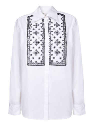 Embroidered Cotton Shirt - Parosh - Modalova