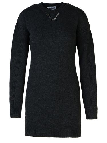 Dark Wool Blend Dress - M05CH1N0 Jeans - Modalova