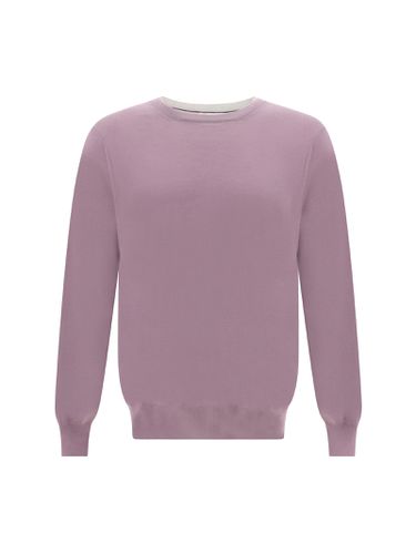 Fleece Wool Sweater - Brunello Cucinelli - Modalova