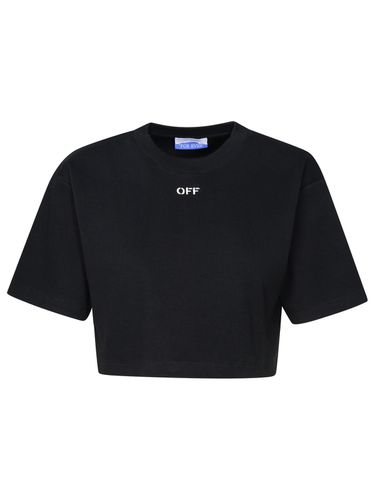 Off-White Black Cotton T-shirt - Off-White - Modalova