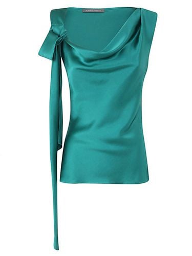 Bow-detailed Sleeveless Top - Alberta Ferretti - Modalova