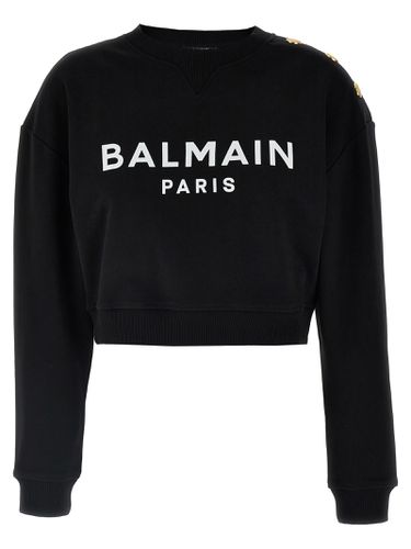 Balmain Logo Sweatshirt - Balmain - Modalova