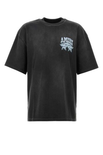 AMIRI Black Cotton T-shirt - AMIRI - Modalova