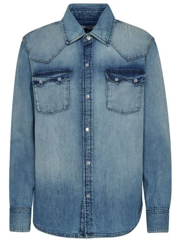 Light Cotton Denim Shirt - RE/DONE - Modalova