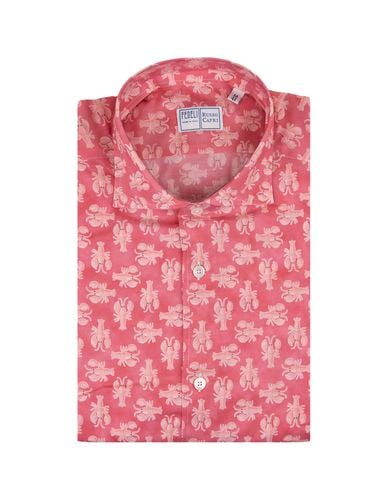 Panamino Sean Shirt With Lobster Pattern - Fedeli - Modalova