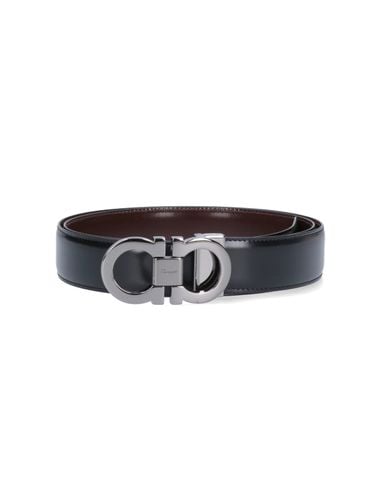 Ferragamo Gancini Reversible Belt - Ferragamo - Modalova