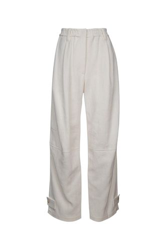 Pintuck Detailed Straight Leg Trousers - Brunello Cucinelli - Modalova