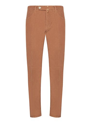 Velvet Tailored Trousers - Incotex - Modalova