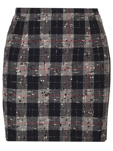 Alessandra Rich Tartan Mini Skirt - Alessandra Rich - Modalova