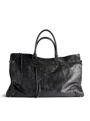 Le City Travel Bag For Men In Black - Balenciaga - Modalova