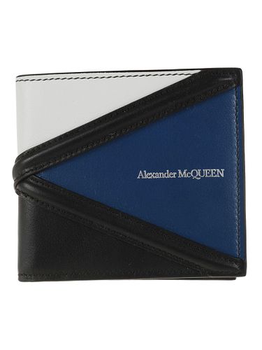 Logo Stitch Detail Billfold Wallet - Alexander McQueen - Modalova