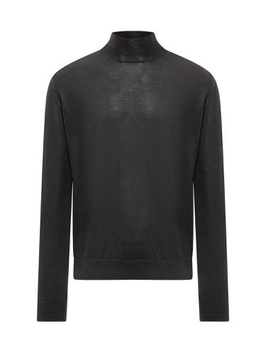 Lanvin Turtleneck With Logo - Lanvin - Modalova