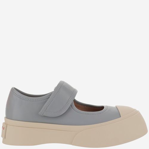 Marni Leather Mary Jane Sneakers - Marni - Modalova