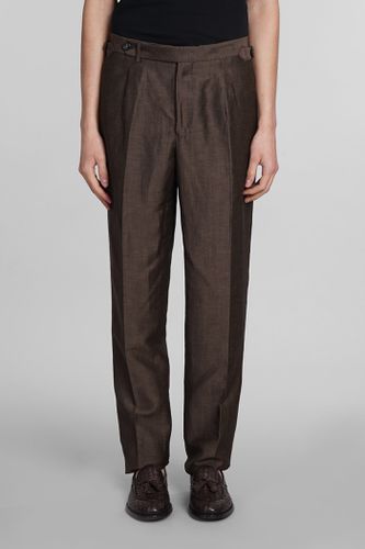 Emporio Armani Pants In Brown Wool - Emporio Armani - Modalova