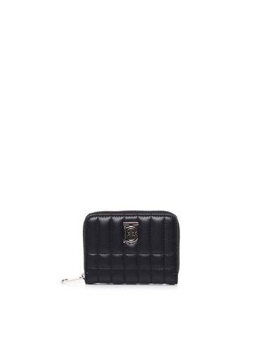 Lola Wallet With Zip In Quilted Leather - Burberry - Modalova