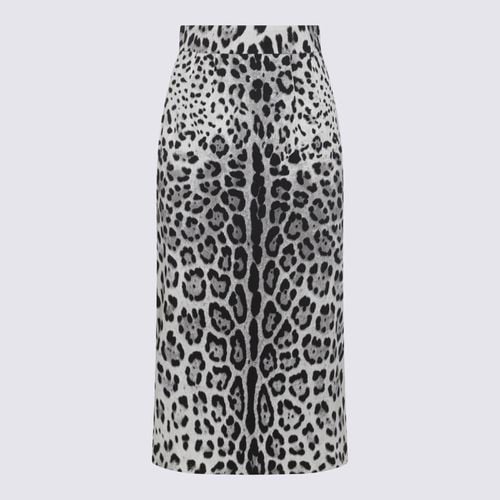 Black And Grey Skirt - Dolce & Gabbana - Modalova