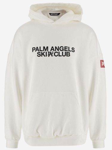 Cotton Sweatshirt With Logo - Palm Angels - Modalova