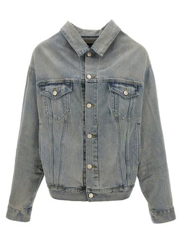 Off-the-shoulder Denim Jacket - Balenciaga - Modalova