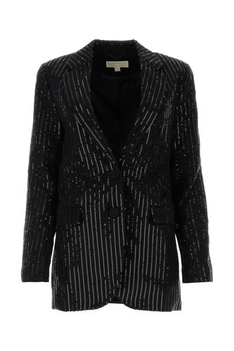 Crepe De Chine Boyfriend Jacket - Michael Kors - Modalova