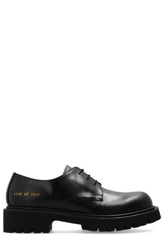 Logo Printed Derby Shoes - Common Projects - Modalova
