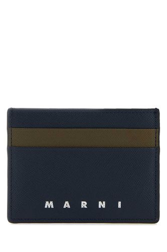 Marni Two-tone Leather Cardholder - Marni - Modalova