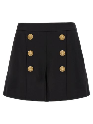 Balmain Contrast Buttons Shorts - Balmain - Modalova