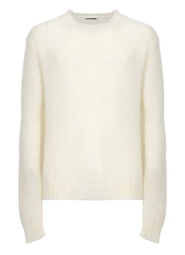 Milk Mohair Blend Sweater - Jil Sander - Modalova