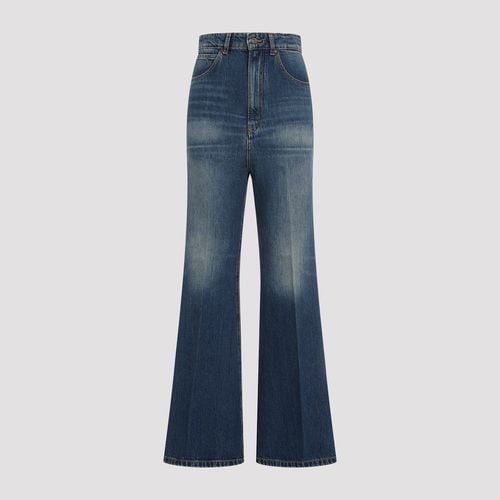 Wide Leg Kick Jeans - Victoria Beckham - Modalova