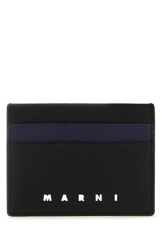 Marni Black Leather Card Holder - Marni - Modalova