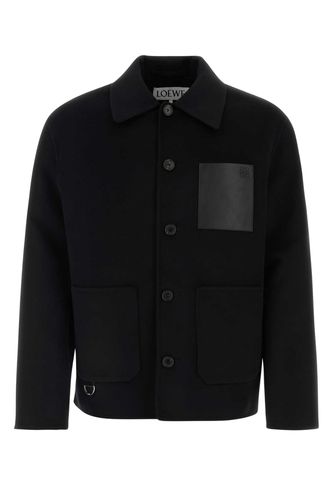 Loewe Black Wool Blend Jacket - Loewe - Modalova