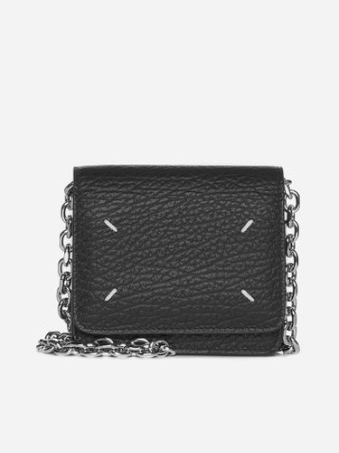 Small Leather Chain Wallet Bag - Maison Margiela - Modalova