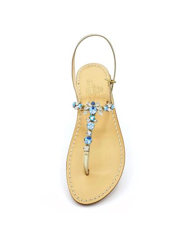 Sebeto Light Blue Jewel Sandals - Dea Sandals - Modalova