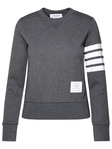 Thom Browne Gray Cotton Sweatshirt - Thom Browne - Modalova