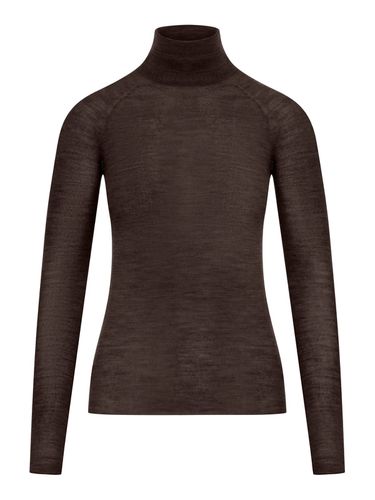 Turtleneck Knit Sweater - Roberto Collina - Modalova