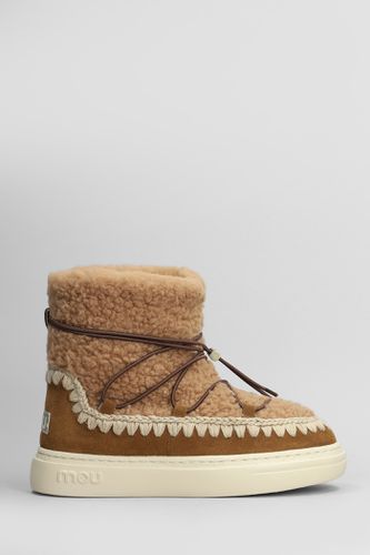 Eskimo Sneaker Scoub Low Heels Ankle Boots In Suede - Mou - Modalova