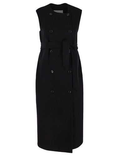 Max Mara Plava Sleeveless Coat - Max Mara - Modalova