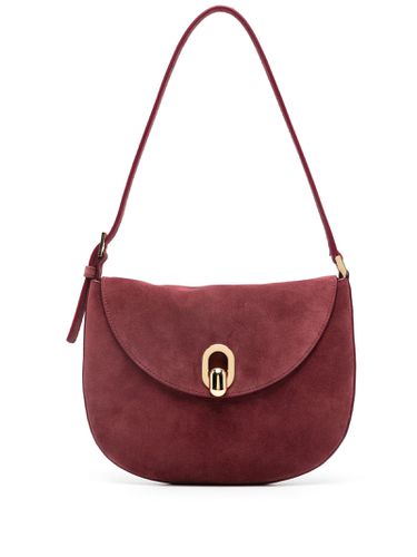 Small Tondo Hobo In Suede Bag - Savette - Modalova