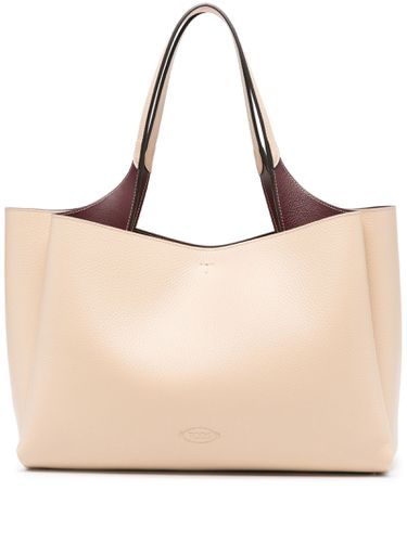 Calf Leather Medium Tote Bag - Tod's - Modalova