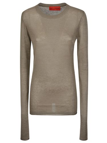 Extra Long Sleeve G/neck Sweater - Wild Cashmere - Modalova